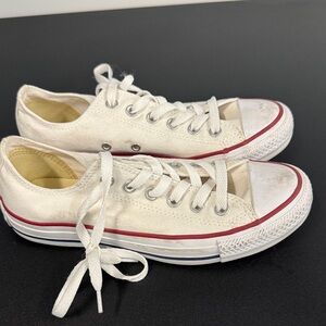 Classic White Canvas Sneakers